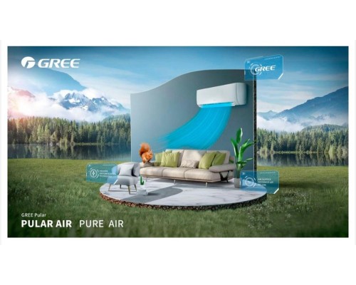 Кондиционер Gree Pular Inverter R32 GWH12AGBXB-K6DNA4C
